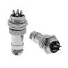 BHUPWZE GX16*10PCS Cable Connector 5/8" 2Pin3pin4pin 5pin6pin7pin8pin9pin10pin Male Plug Female Socket Connectors(10PIN socket10PCS) view 3