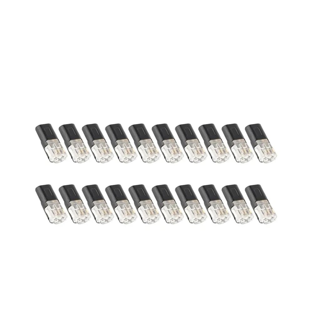 100/1PC Double Wire Plug-in Connectors with Locking Buckle Car Wire 2 Way Terminal Block Waterproof Quick Connector Cable Clamps(20PCS)