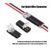100/1PC Double Wire Plug-in Connectors with Locking Buckle Car Wire 2 Way Terminal Block Waterproof Quick Connector Cable Clamps(20PCS) view 3
