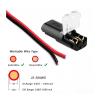100/1PC Double Wire Plug-in Connectors with Locking Buckle Car Wire 2 Way Terminal Block Waterproof Quick Connector Cable Clamps(20PCS) view 4