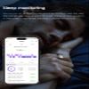 CNBRO Finger Watch Smart Rings for Men Women Stretchy Elastic Band Heart Rate Monitor Sleep Tracker Pedometer Step Counter Calories Waterproof Dressy Creative Unique Fitness Ring Clock view 4