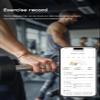 CNBRO Finger Watch Smart Rings for Men Women Stretchy Elastic Band Heart Rate Monitor Sleep Tracker Pedometer Step Counter Calories Waterproof Dressy Creative Unique Fitness Ring Clock view 2