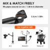 TARION Modular Desktop Arm Set - 18"/45 cm Adjustable Stand with Spigot Mount for COB Lights + 29.4"/75 cm (Max) Mic Boom Stand for Microphone Compatible with 35 mm Rods - Titanrig Arm Y view 2
