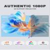 4K Smart Projector with WiFi and Bluetooth, Officially-Licensed App & 2000 ANSI,Auto Focus & Keystone Portable Projector with Stand,Outdoor Home Theater Projector view 4