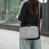 PU+EVA Large Carrying Case Suitable for DJI OSMO 360 Panoramic Camera Storage Bag with Shoulder Strap,Stylish Simple and Comfortable Box, Gray, Large Storage view 3