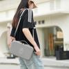 PU+EVA Large Carrying Case Suitable for DJI OSMO 360 Panoramic Camera Storage Bag with Shoulder Strap,Stylish Simple and Comfortable Box, Gray, Large Storage view 4