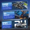 360View 4 Channel Dash Cam, 2K+1080P Front and Rear Inside Left Right, Wireless Dash Camera for Cars, Built-in G-Sensor, IR Night Vision, 24H Parking Mode, 64GB SD Card, Loop Recording, APP Control view 3