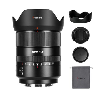 7artisans AF 35mm F1.8 Auto Focus Camera Lens,Full Frame,Lightweight Wide Angle for Portraiture/Travel/Street Photography/Humanistic Subjects/Video Creation (for L Mount)