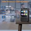 64GB Digital Voice Recorder with 2" Touchscreen & Bluetooth, 3072Kbps HD Dual Mic XIXITPY Audio Recording Device with Playback, Password, A-B Repeat, MP3 for Lectures, Meetings, Interviews view 3
