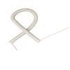 ACFFVBW Coiled Extension Cord, 4 Core 24AWG 0.2mm2 White Signal Spring Wire High Elastic Telescopic Spiral Cable Spiral Extension(Stretch 6 Meter) view 2