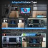[4+64] Volxcereo Car Radio for VW Touareg 2004-2011 Volkswagen Transporter Multivan T5 2004-2009, 7 inch Android Touchscreen Stereo with Carplay/Android Auto, GPS, WiFi, Bluetooth, SWC, FM/RDS view 2