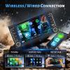 [4+64] Volxcereo Car Radio for VW Touareg 2004-2011 Volkswagen Transporter Multivan T5 2004-2009, 7 inch Android Touchscreen Stereo with Carplay/Android Auto, GPS, WiFi, Bluetooth, SWC, FM/RDS view 3