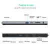 Goshyda 12 in 1 USB C Docking Station Triple Display with 4K HDMI DisplayPort VGA | 100W PD & Gigabit Ethernet | 4 USB & SD TF Card Reader for Laptop etc view 2