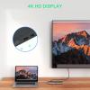 Goshyda 12 in 1 USB C Docking Station Triple Display with 4K HDMI DisplayPort VGA | 100W PD & Gigabit Ethernet | 4 USB & SD TF Card Reader for Laptop etc view 3