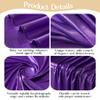 10x10ft Purple Backdrop Curtains Wedding Party Glitter Sequin Curtain Backdrop Fabric Shimmer Drapes Backdrop Bridal Baby Shower Birthday Christmas Photoshoot Background Photography 5x10FT2 Panels view 4