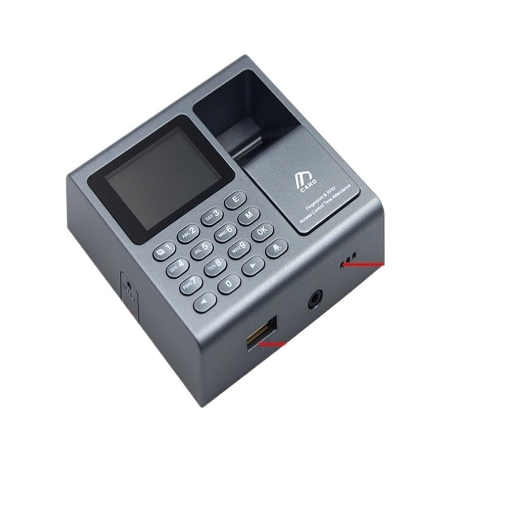 Portable Fingerprint Scanner, 1000 User USB Attendance System, Biometric Time Recorder for Employee Access Control, Secure Access Management Solution