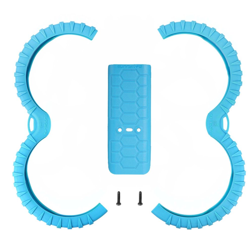 Protective Body Back Cover and Bumper Ring For AVATA 2 Anti-crash Impact-Resistant TPU Cushion Protector Accessory (Blue Set)