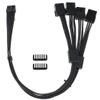 Sleeved 16Pin (12+4) Male To Pcie 5.0 3X8(6+2) Pin Female Power Cable, For Rtx 3090Ti, Rtx 4080, 4090 view 1