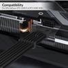 Sleeved 16Pin (12+4) Male To Pcie 5.0 3X8(6+2) Pin Female Power Cable, For Rtx 3090Ti, Rtx 4080, 4090 view 3