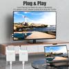 Wireless HDMI Transmitter and Receiver 400FT/120M Long Range, 4 Adjustable Channels 4K Decode 1080P@60Hz Ultra HD Video Output view 2