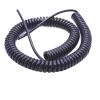 ACFFVBW Coiled Extension Cord, 1.2 Meters Black Stretchable Wire,Telescopic Power Cord, Core to 12 Spring Spiral Cable Solar sheathed(6core,20AWG 0.5mm) view 1