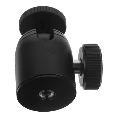 jojofuny Adjustable Ball Head Mount Tripod Clamp with One Button Control Compact Lightweight Camera and Phone Tripod Accessory for Stable Live Streaming Vlogging and Photography
