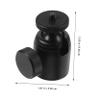 jojofuny Adjustable Ball Head Mount Tripod Clamp with One Button Control Compact Lightweight Camera and Phone Tripod Accessory for Stable Live Streaming Vlogging and Photography view 2