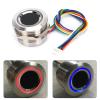 Circular Capacitive Fingerprint Module, R503 2 Colors Indicator Light Fingerprint Scanner with 200 Print Capacity for Access Control Safety Box view 3