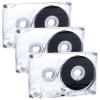 Blank Cassette Tapes 90-Min, 3 Pack Transparent For Recording, No Outer Shell, With Standard Players And Recorders Compatible view 1