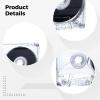 Blank Cassette Tapes 90-Min, 3 Pack Transparent For Recording, No Outer Shell, With Standard Players And Recorders Compatible view 2