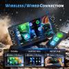 [4+64] Volxcereo Car Radio for Toyota Corolla E120 E130 Altis 2000-2006 BYD F3, 7 inch Android Touchscreen Stereo with Carplay/Android Auto, GPS, WiFi, Bluetooth, SWC, FM/RDS, Rearview Cam view 3