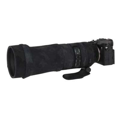 ZZQ&CCF Waterproof Camo Lens Cover for Tamron A057 150-500mm F/5-6.7 Di III VC VXD Lens Camouflage Lens Rainproof Protective Cover #Camo Black Z Mount