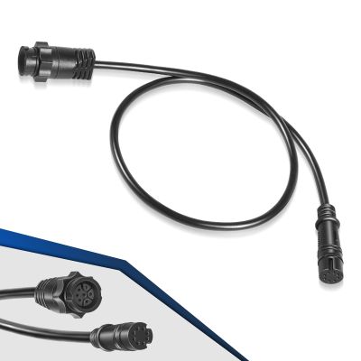 000-14068-001 7-Pin Transducer Adapter Cable for Lowrance Hook/Reveal & Cruise, Connects 7-Pin Transducer to Fish Finder/Chartplotter, 25-inch Adapter Cable