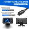 000-14068-001 7-Pin Transducer Adapter Cable for Lowrance Hook/Reveal & Cruise, Connects 7-Pin Transducer to Fish Finder/Chartplotter, 25-inch Adapter Cable view 3