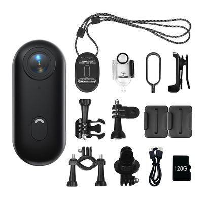 128GB 1080P Mini Portable Camera: Wearable sports thumb-sized hands-free recording portable camera for security monitoring walking pets cycling diving traveling and outdoor adventures. (H88-BP)