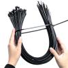 100pcs Large Cable Zip Wrap Strap Self-locking Wire Zip Ties Set Kit 12 * 500 12 * 600 12 * 700 Nylon Cable Tie 12mm(White,12mm x 90cm 100pcs) view 2