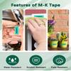 Cruxer 60 Pack Replacement for P Touch M Tape M-K731 MK731 M731 M-K731s Black on Green 12mm 0.47 1/2 for Ptouch PT-M95 PT-80 PT-90 PT-70 PT-65 PT-85 PT-45 PT-70BM Label Maker Refills view 3