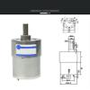 1pcs JGB37-3530 Small Electric Geared Motor 12V/24V Upgrade for Robotics(7rpm 24v) view 2