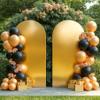 7.2FT Wedding Backdrop Arch Cover Double-Sided Spandex Fitted Stretchy Arch Stand Covers for Balloon Birthday Party Bridal Baby Shower Ceremony Banquet Photography Decoration view 4
