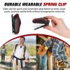 AYL Wearable Portable Bluetooth Speakers, Wireless Portable Speaker with Clip, Waterproof Clip-On (Non-Magnetic), Built-in Mic for Hands-Free Music/Calls for Work & Outdoors, 10-Hour Playtime view 2