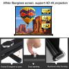 Portable Retractable Video Projection Movie Screens, 30/40/50inch, No Installation Desktop Projector Screen for School Home Theatre(50inch(16:9)) view 2