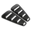 Car Rear Side Window Louvers Splitter Trim Rear Triangle Louver Window Sunshade Side Window Compatible for Mustang 2005-2014 view 3