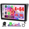 4+64G Hikity for Nissan Navara 2006-2012 Android Car Stereo, 9 Inch Touchscreen Radio Carplay/Android Auto/GPS Navigation/WiFi/Bluetooth+AHD Backup Camera view 1