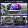 4+64G Hikity for Nissan Navara 2006-2012 Android Car Stereo, 9 Inch Touchscreen Radio Carplay/Android Auto/GPS Navigation/WiFi/Bluetooth+AHD Backup Camera view 2