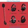Gaming Headset Mic Replaceable for HyperX Cloud 2 II Wired X CloudX Cloud Core Cloud Pro Headphone Boom 3.5mm Noise Reduction Microphone view 4