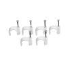 Steel Nail Wire Clip 200pcs Circular Steel Nail Wire Card Cement Wall Wire Organizer Fixing Clip(Blue) view 3