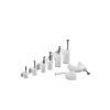 Steel Nail Wire Clip 200pcs Circular Steel Nail Wire Card Cement Wall Wire Organizer Fixing Clip(Blue) view 4
