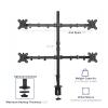 ZCERA Four-Device Desktop Stand Adjustable Stand Heavy-Duty 4-Screen 30-inch view 2