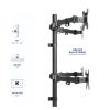 ZCERA Four-Device Desktop Stand Adjustable Stand Heavy-Duty 4-Screen 30-inch view 3