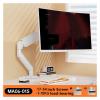 BEGWVDJTP Single Monitor Mount for 14" - 32" Screens, Height Adjustable Monitor Arm with C-Clamp Monitor Stand(White) view 2